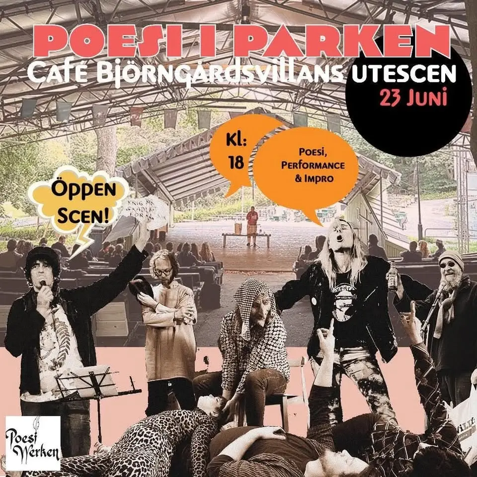 Poesi i parken – Öppen scen för poesi, performance och impro