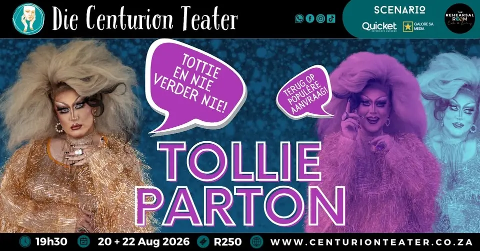Tollie Parton - TOTTIE en nie verder nie! | Die Centurion Teater