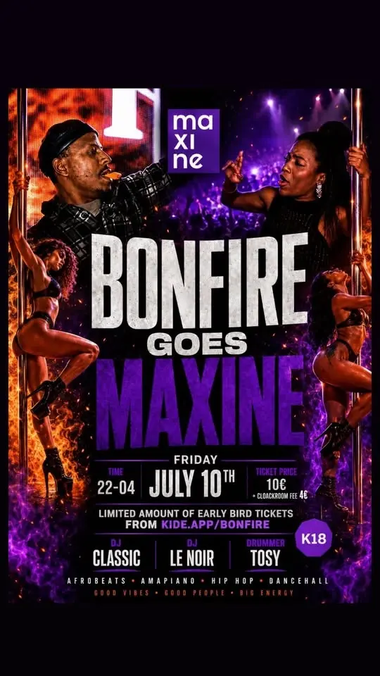 Bonfire goes Maxine