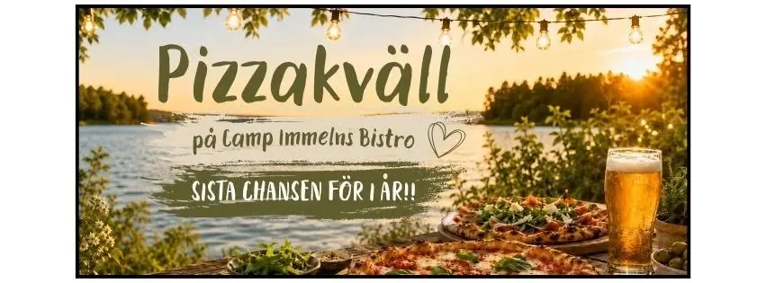 Säsongens sista pizzakväll i Immeln