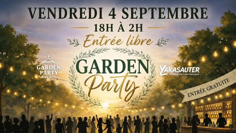 GARDEN PARTY PECQ- vendredi 4 septembre