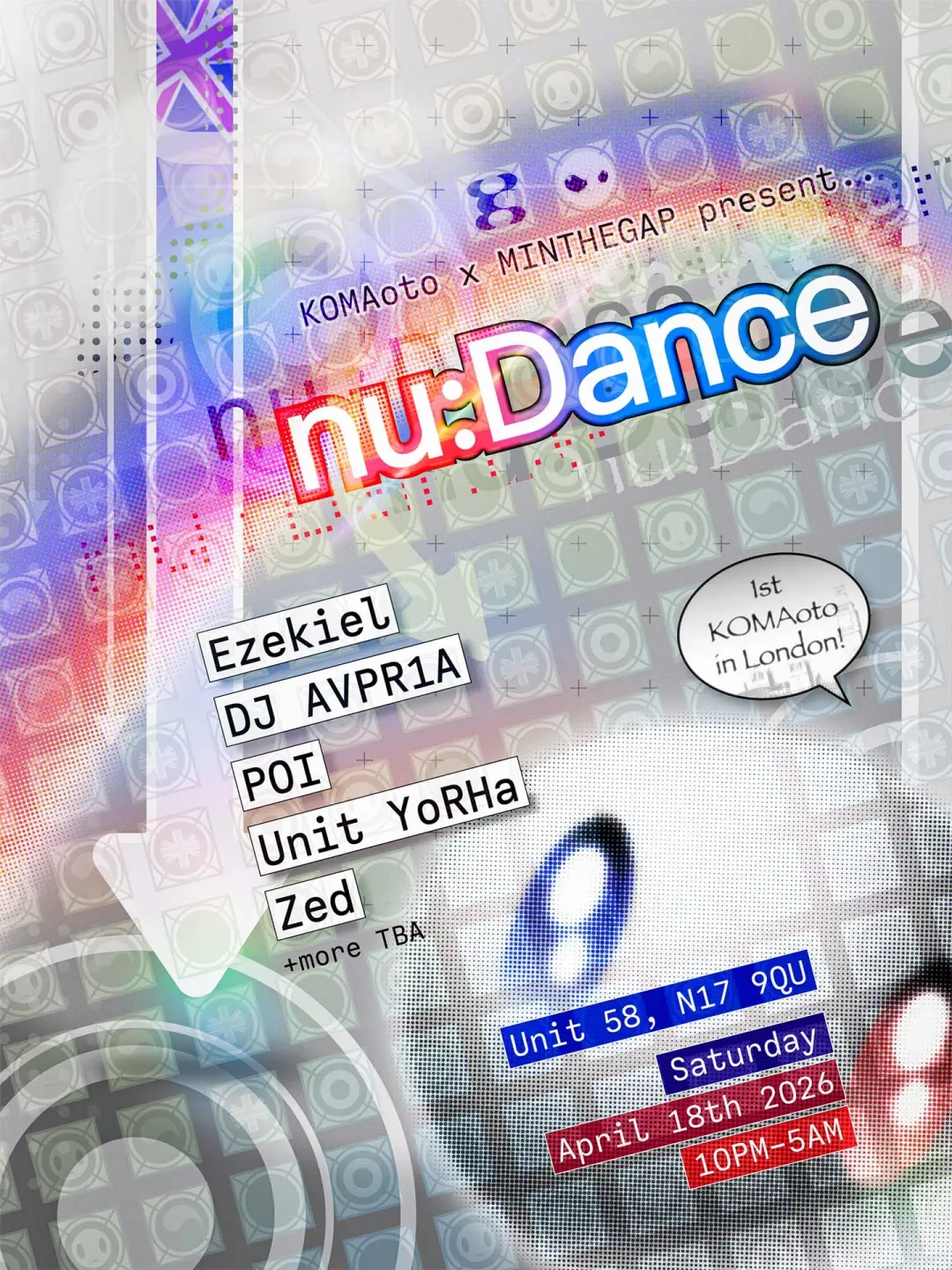 KOMAoto [London Debut] x MINDTHEGAP: nu:Dance 
