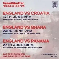 England vs Panama @ Bread and Butter Arch
