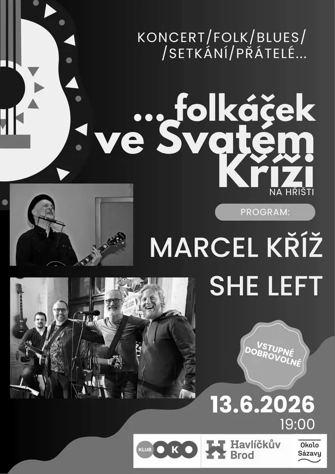 takový folkový špekáček ve Svatém Kříži / hnedle po akci Kolmo Vysočinou