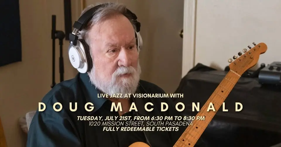 Live Jazz at Visionarium with Doug MacDonald 🎷✨
