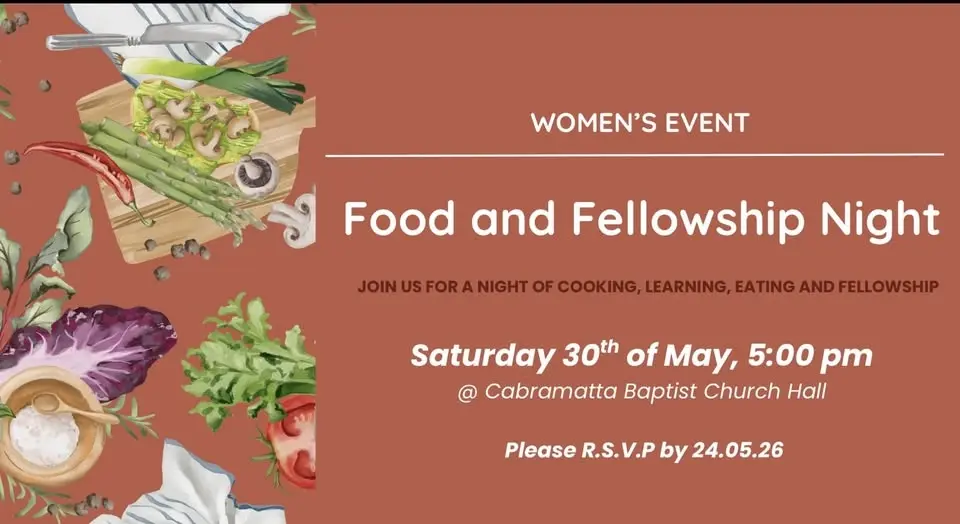 Women’s event Food and Fellowship