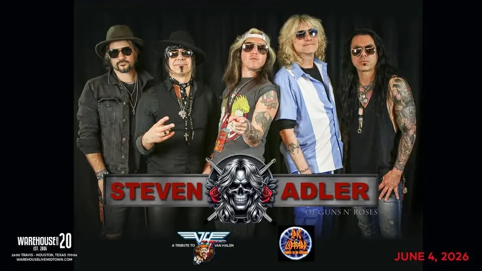 STEVEN ADLER at Warehouse Live Midtown Thursday June 4, 2026
