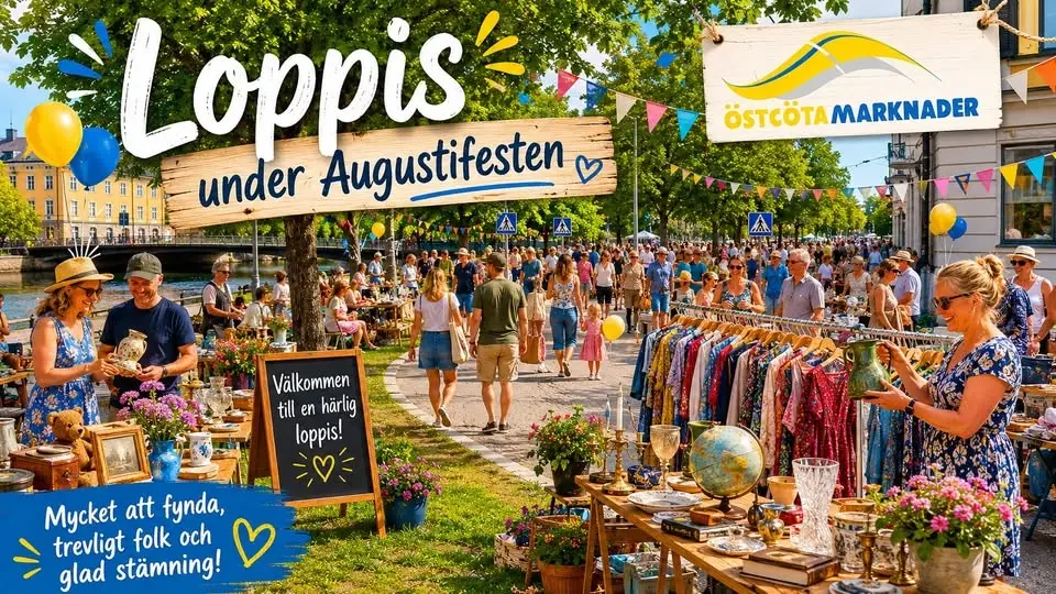 Loppis på Augustifesten lördag