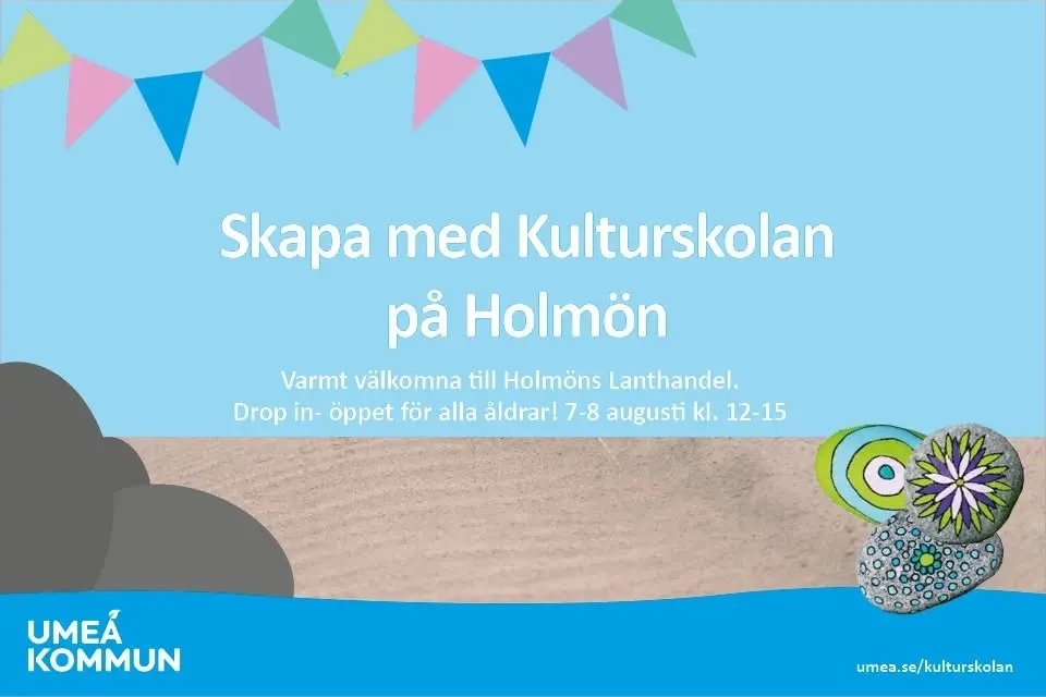 Skapa med Kulturskolan på Holmön