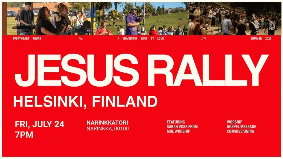 HELSINKI, FINLAND - JESUS RALLY