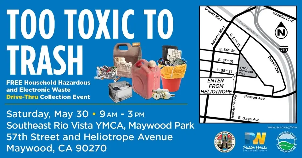 Maywood Household Hazardous Waste & E-Waste Roundup