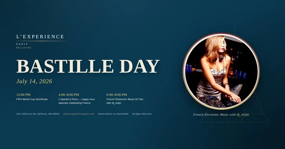 Bastille Day at L'Experience Paris