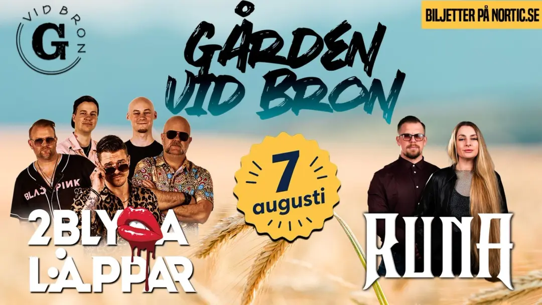 2 Blyga Läppar & Runa live på Gården vid bron