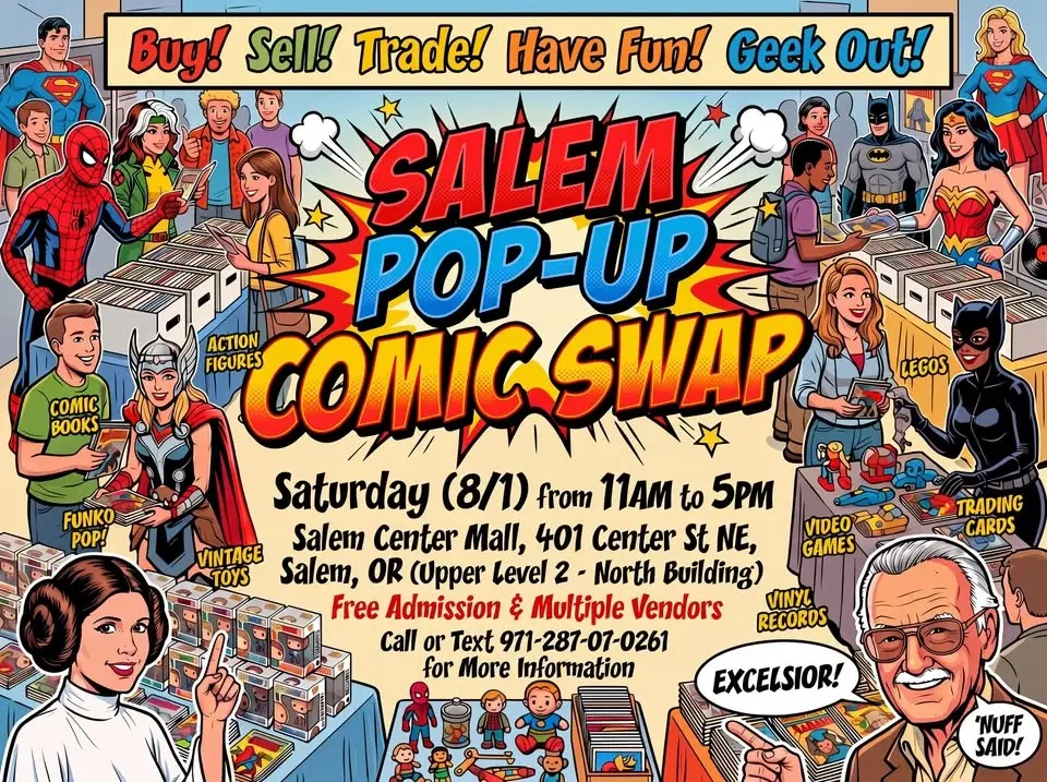 Salem Pop-Up Comic Swap! AUG2026
