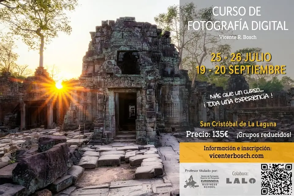 Curso de fotografía presencial en Tenerife