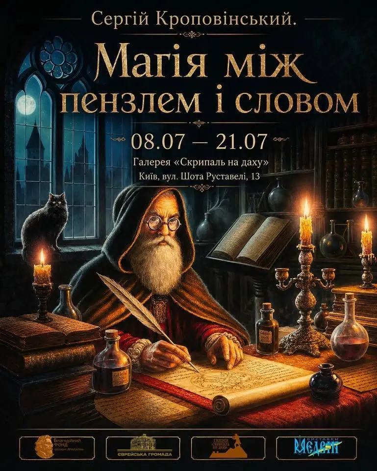 Персональна виставка Сергія Кроповінського «Магія між пензлем і словом»