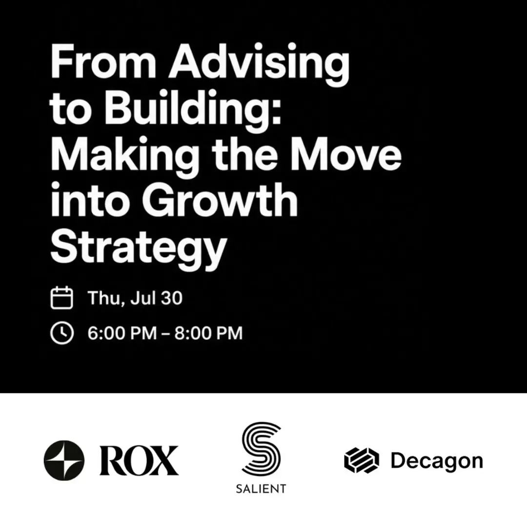 From Advising to Building: Making the Move into Growth Strategy