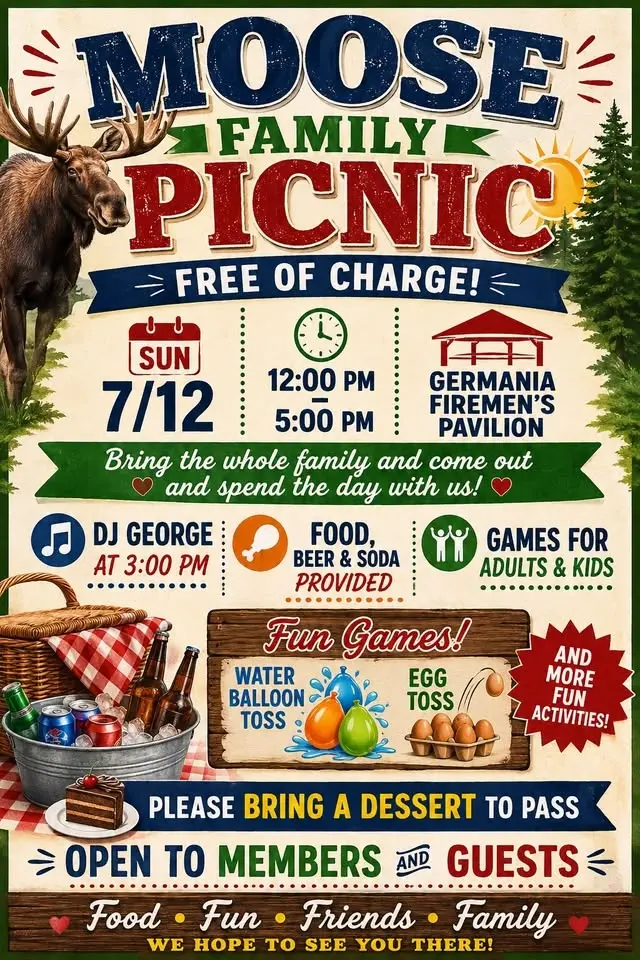Moose Family Picnic