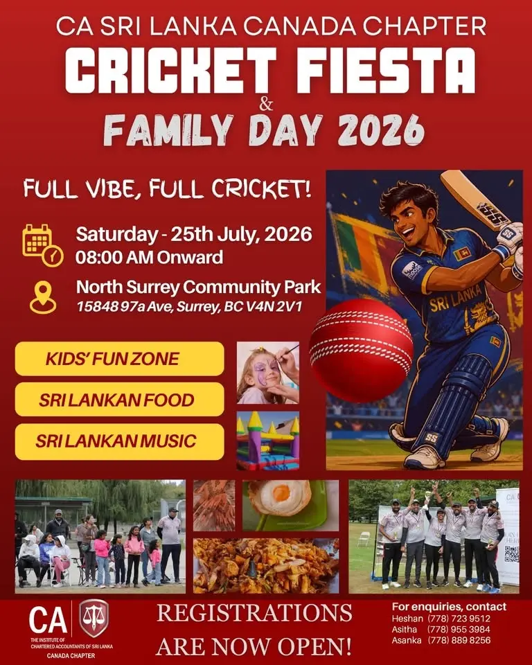 CA Sri Lanka Canada Chapter - Cricket Fiesta 2026