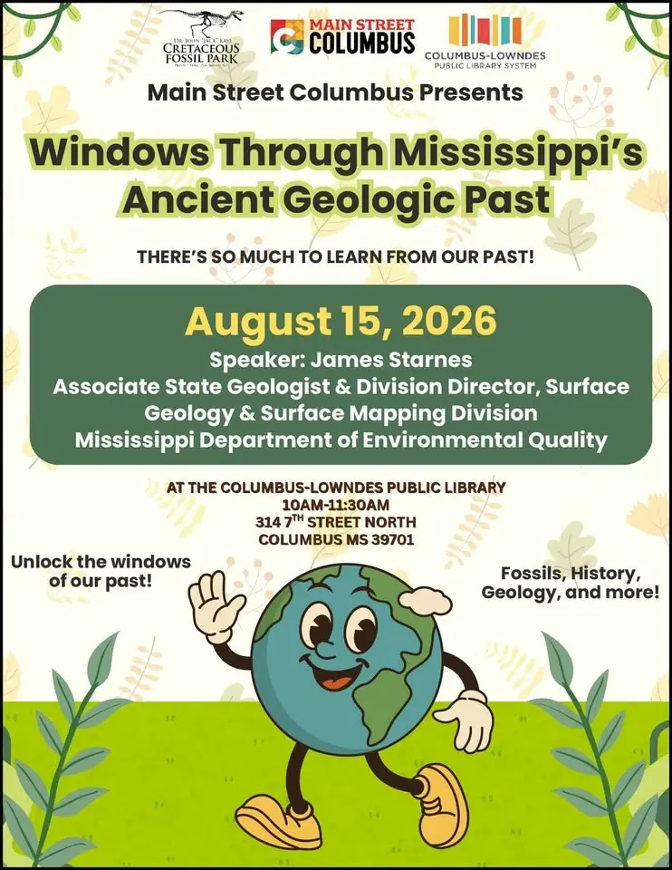 Windows Through Mississippi's Ancient Geologic Past!