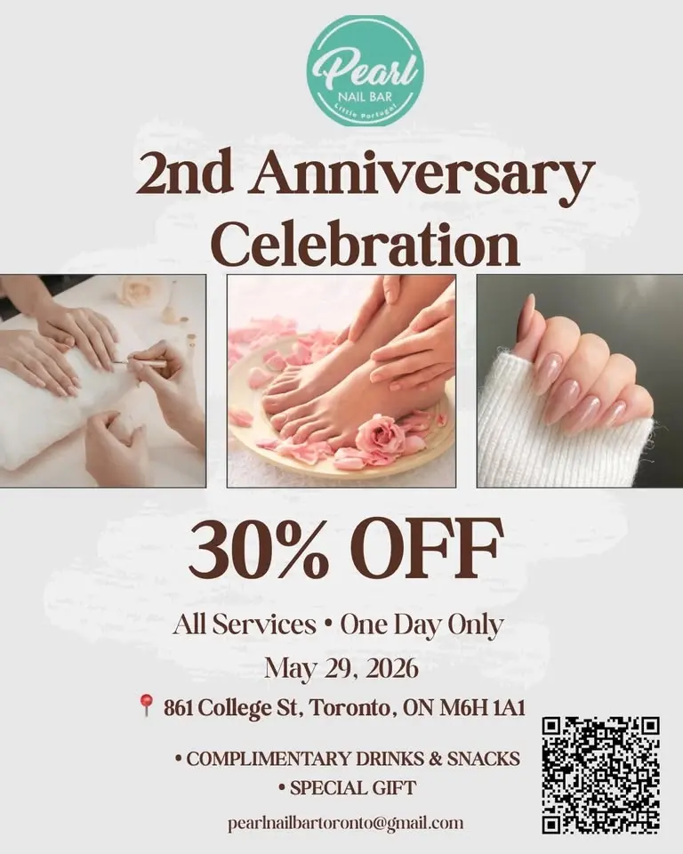 Pearl Nail Bar Little Portugal-2nd Anniversary Celebration