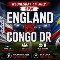 England vs Congo