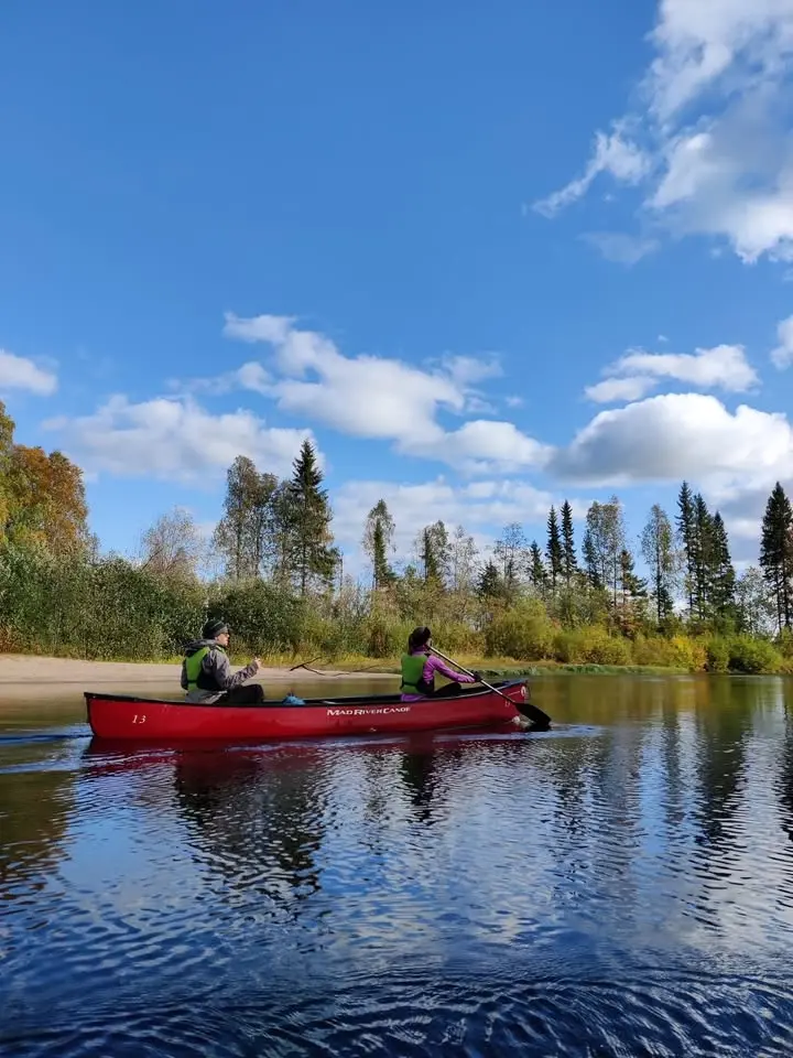 Paddlings och vandring längs Öreälven - Canoe and Hike along Öreälven
