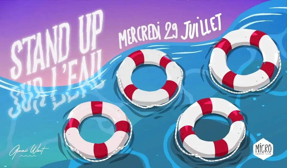 STAND-UP SUR L'EAU @QUAI WEST | SAISON 2026