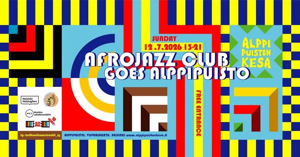 Afrojazz Club goes Alppipuisto 2026