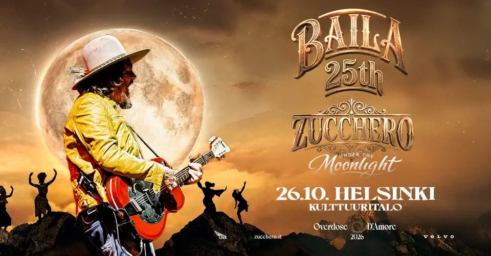 Zucchero – Kulttuuritalo 26.10.2026