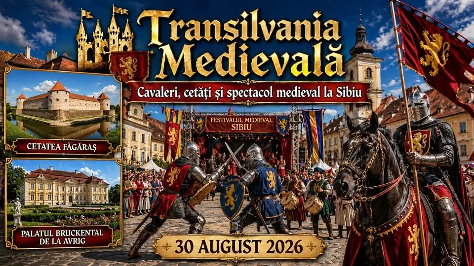 🏰 Transilvania Medievală –Cavaleri, cetăți și spectacol medieval la Sibiu