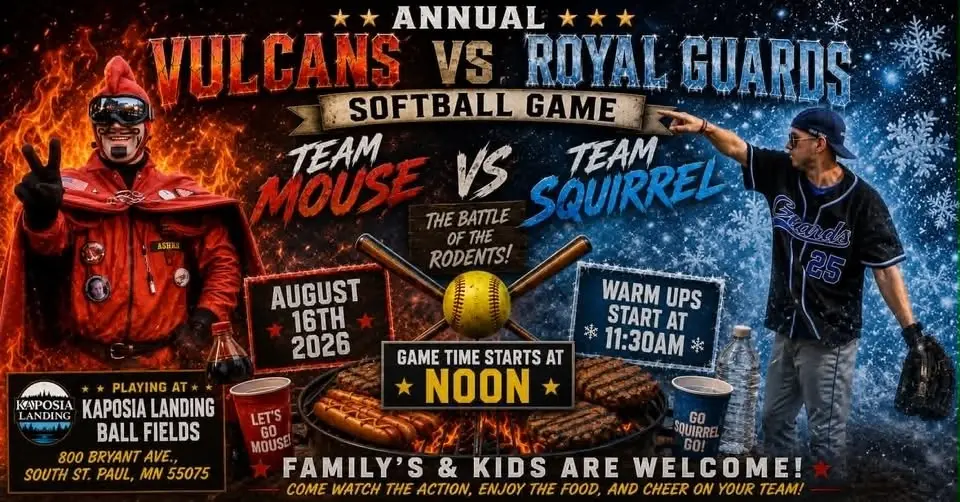 Vulcans vs Royal Guard Softball Game 