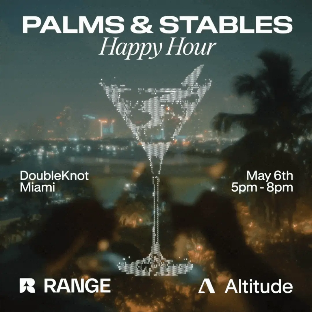 Palms & Stables Happy Hour presented by Altitude and Range