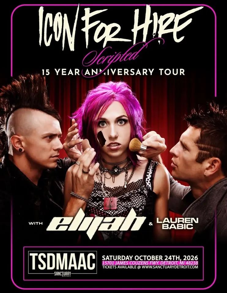 Icon For Hire: Scripted 15 Year Anniversary Tour