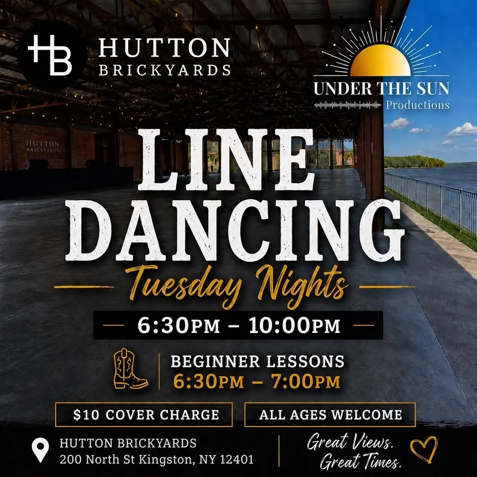 Line dancing at Hutton Brickyards