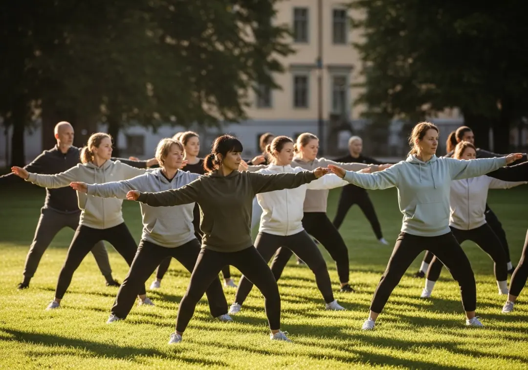 Qigong i Kungsträdgården