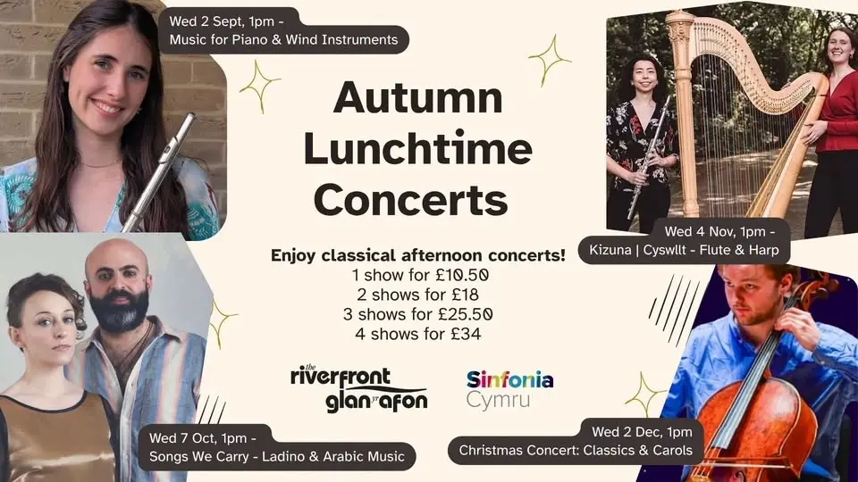 Lunchtime Concerts with Sinfonia Cymru - Autumn 2026