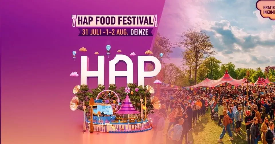 HAP Food Festival • Deinze •31 juli •1•2 augustus