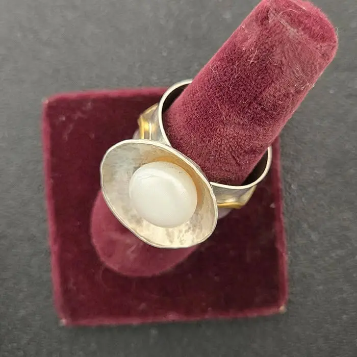 Domed Pearl Ring - In-Person Jewelry Class