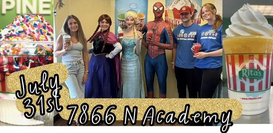 Character Photo Meet & Greet 🍦👑🕷️7866 N Academy Blvd