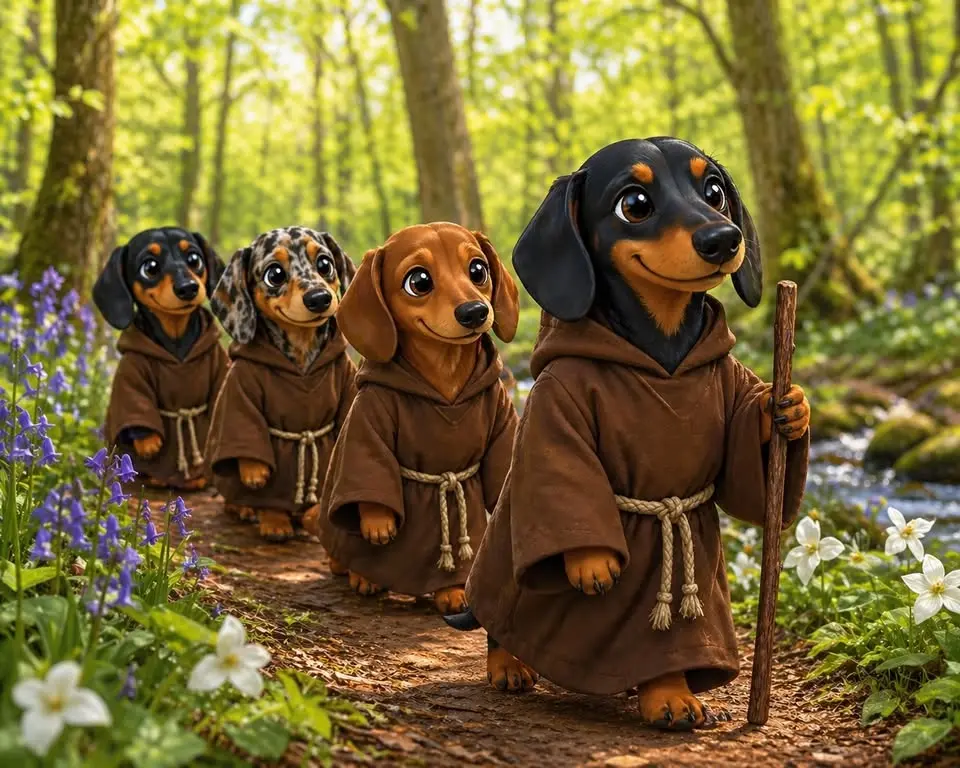 Abbey Wood - Sausage Dog May Spring Walk