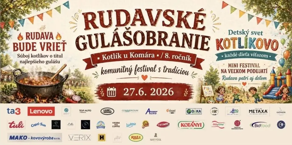 Rudavské gulášobranie, Kotlík u Komára, komunitný festival s tradíciou 