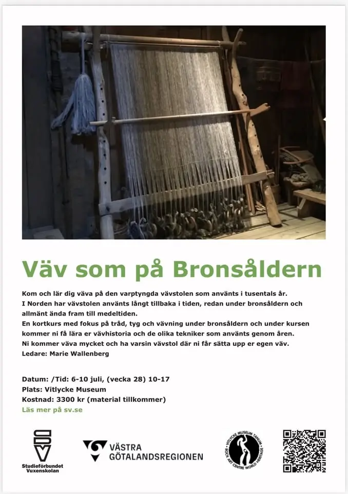 Väv som på bronsåldern