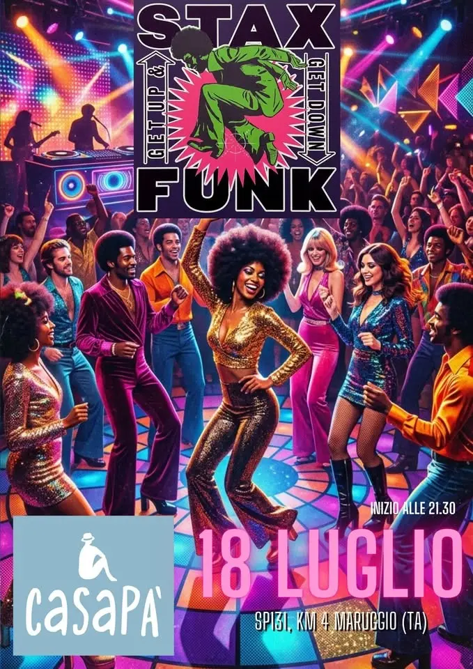 Casapa' night dance by Staxfunk band