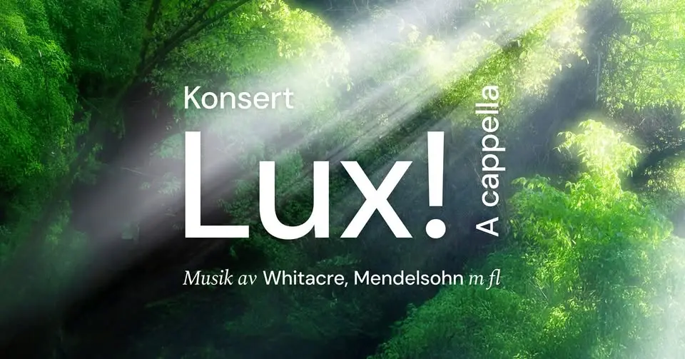 Konsert – Lux! A cappella