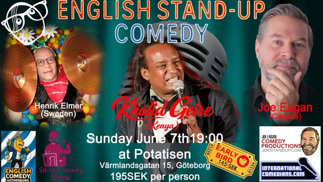 English Stand-up Comedy June show