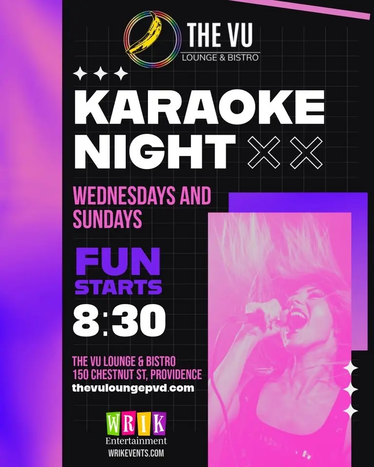 WEDNESDAY KARAOKE @ VU Lounge & Bistro, Providence