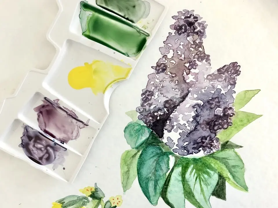 Workshop Akvarellmålning hos Slöjd-Detaljer Göteborg