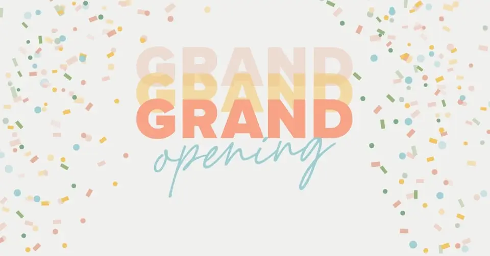 🎉 Grand Opening Weekend! 🎉