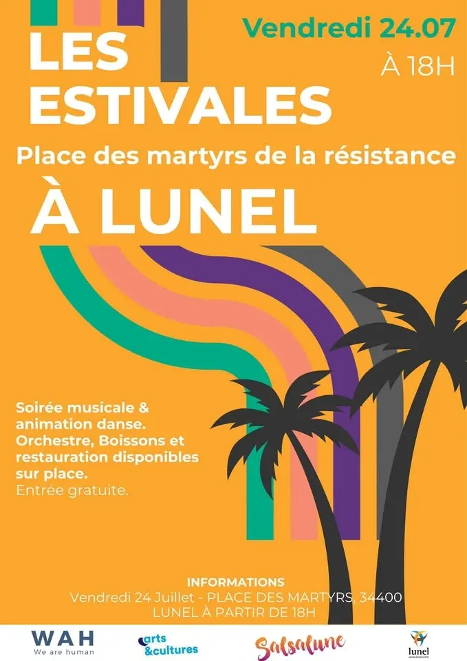 Les Estivales de "la place des Martyrs" de Lunel